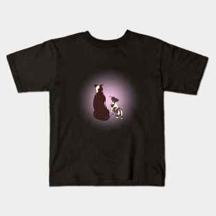 The cow dog has a new cow friend Kids T-Shirt